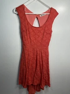 mystic womens juinors dress size large sleeveless open back shorter - Picture 1 of 4