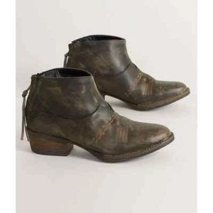 Anthropologie FarylRobin Lonnie Leather Ankle Boot SZ 10 - Picture 1 of 12