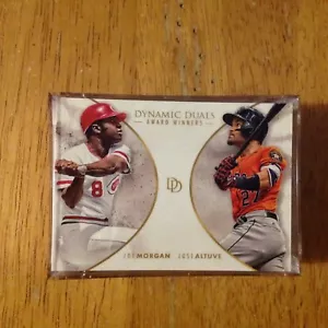 Joe Morgan & Jose Altuve (MVP) DYNAMIC DUALS 2018 TOPPS ON-DEMAND - Picture 1 of 1