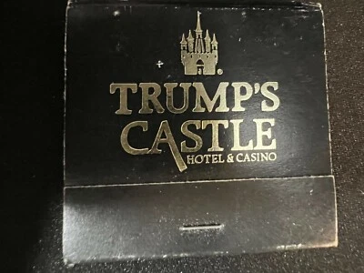 VINTAGE MATCHBOOK - TRUMP CASTLE HOTEL & CASINO -  ATLANTIC CITY, NJ - UNSTRUCK! - Image 1 of 4