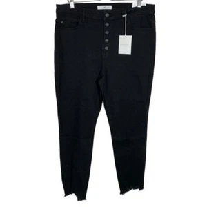 Kancan Womens Estilo High Waist Exposed Button Fly Stretch Jeans Size 2XL NWT - Picture 1 of 9