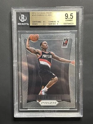 2012 Panini Prizm Damian Lillard RC Portland Trailblazers BGS 9.5 - Image 1 of 2