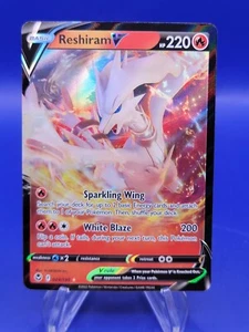 Reshiram V 024/195 Ultra Rare 2022 Pokemon Silver Tempest NM/M - Picture 1 of 2