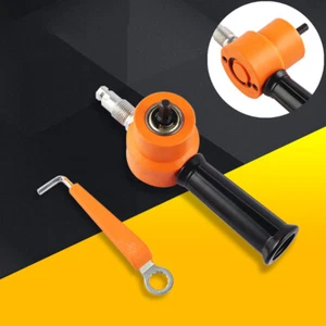 Dual Head Sheet Metal roof Cutting Nibbler Hole Saw Cutter Electric Drill kit - Picture 1 of 6