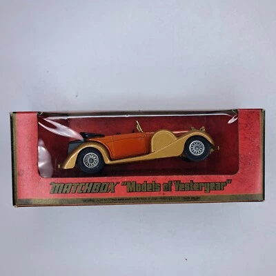 Vtg Matchbox Models of Yesteryear Y-11 1938 Lagonda Drophead Coupe 43:1 Scale - Image 1 of 4