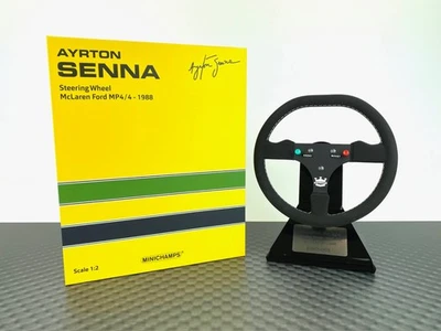 Minichamps 1:2 Lenkrad Ayrton Senna 1988 McLaren MP4/4 Formel 1 254880012 - Bild 1 von 4