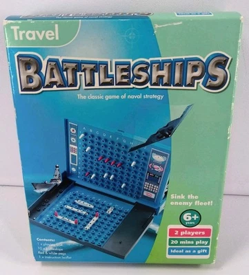 Tesco Travel Battleships Game In Plastic Hard Case (2006) Brand New In Box - Image 1 of 3