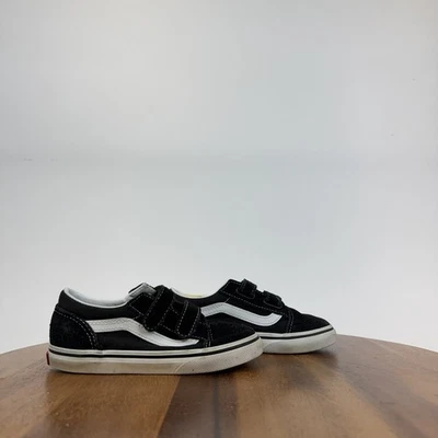 Little Kids Toddler Vans Old Skool Black Suede Skateboarding Sneakers Size 10 C - Image 1 of 4
