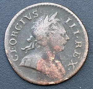 1771 George III Half Penny Copper Coin Georgian Lot H3 - Picture 1 of 2