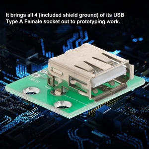 5 V 2,54-mm-Header-Board-Leistung USB Platine Power Rot USB- - Bild 1 von 12
