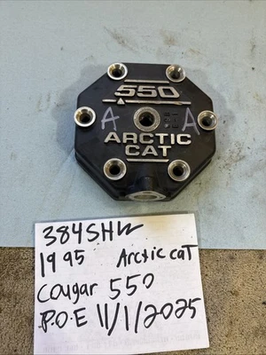 1995 arctic cat cougar 550 cylinder head assembly 384 - Image 1 of 4