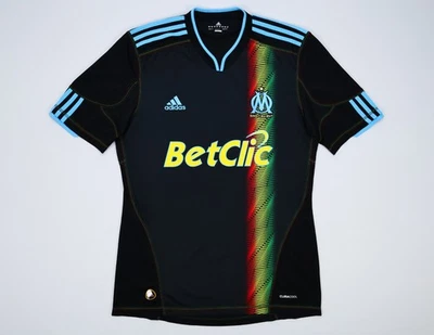 OLYMPIQUE DE MARSEILLE 2010-11 THIRD SHIRT - MAILLOT VINTAGE ADIDAS OM CLIMACOOL - Photo 1/4