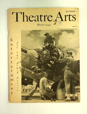 Theatre Arts Mar 1943 VG - Image 1 of 3