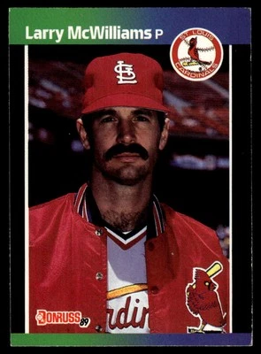 1989 Donruss #516 Larry McWilliams "LEAF, INC." & "*Denotes - Image 1 of 2