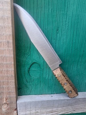 Cuchillo Bowie de acero al carbono 1095 hecho a mano en Idaho Foto 1 de 4