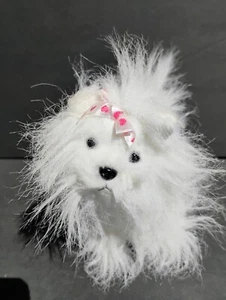 Ganz Webkinz Lil' Kinz Puppy Yorkie White Stuffed Toy Animal No Code Plush Dog - Picture 1 of 15
