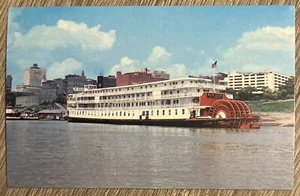 Postal Delta Queen Riverboat Vapor Rueda de Vapor Barco Barco Barco Sternwheeler - Imagen 1 de 5