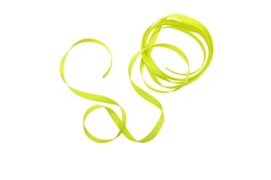 Mini Cinta De Gros Grain Amarillo Flúor 0,5 Cm - Imagen 1 de 2