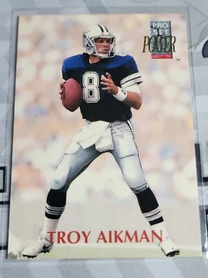 TROY AIKMAN 1992 Pro Set Power #8.   COWBOYS - Image 1 of 2
