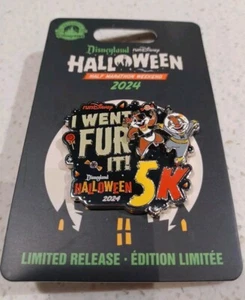 Disneyland Run Disney 2024 Marathon Weekend Chip N Dale 5K Halloween LR Pin - Picture 1 of 1