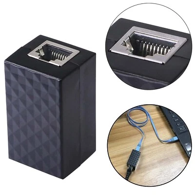 10 RJ45 Ethernet Network Surge Protector Coupler Outdoor Arrester Device Adapter - Image 1 of 4