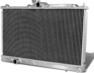 Voll Aluminium Kühler kompatibel mit 2003-2006 Mitsubishi Evolution VII/VIII/I - Bild 1 von 12