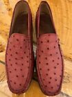 Kiton Ostrich Leather Loafers  Size Uk 8/5   Us9