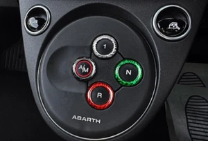 Abdeckung Schaltringe 500 Abarth 595 695 MTA Echt Carbon Automatikgetriebe - Bild 1 von 3