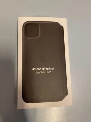 Apple Leather Folio per Apple iPhone 11 Pro Max - Black - Immagine 1 di 4