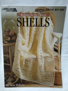 Leisure Arts | 2814 | Crochet | Afghans by the Dozen Shells | Pattern Leaflet - Picture 1 of 12