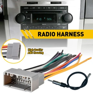 Aftermarket Car Radio Wiring Harness & Antenna Adapter Cable for Chrysler Dodge - Picture 1 of 24