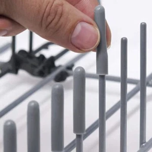 100pcs Dishwasher Prong Rack Tip Tine Cover Caps, Flexible Round End Caps. - Picture 1 of 10
