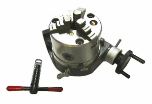 4 ZOLL DREHTISCH UND 100 MM 3 BACKEN HBM DREHBANKFUTTER VON RDGTOOLS - Bild 1 von 5