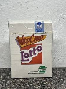 Vintage Wild Card Lotto Playing Cards Pennsylvania Lottery Hoyle New Sealed Rare - Foto 1 di 2
