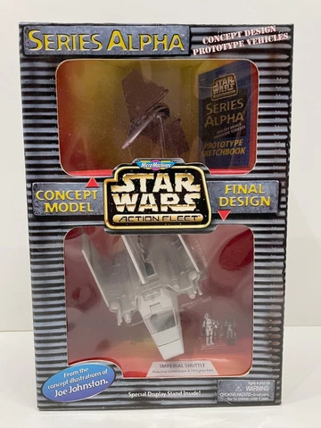 Star Wars Micro Machines Action Fleet Series Alpha Concept Imperial Shuttle 1995 Cover