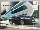 Toyota Avensis UK Market Car Sales Brochure - May 2016
