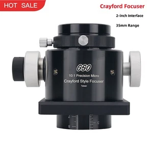 GSO 10:1 Micro Crayford Style Focuser 2-inch Dual Speed Toothless Focuser - Picture 1 of 8