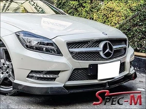 GTX Style Carbon Fiber Front Bumper Lip For 2012+ W218 CLS500 CLS550 AMG Sports - Bild 1 von 3