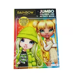 Rainbow High Coloring And Activity Book Kids New - Picture 1 of 9