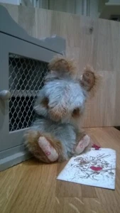 Handmade Mohair Rabbit Made In England 🏴 - Picture 1 of 2
