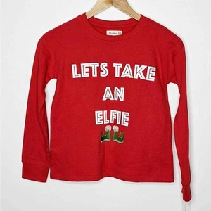 C&Ccalifornia Kids Sweatshirt Christmas Holiday Elf Selfie Girls Size Large NWT - Picture 1 of 7