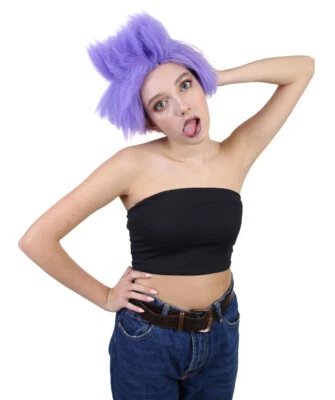 Evil Minions Wig | Purple TV/Movie Party Ready Fancy Cosplay Halloween HW-140A - Image 1 of 4