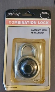 Sterling lock an American co. NOS combination lock easy to read hardened steel - Picture 1 of 2