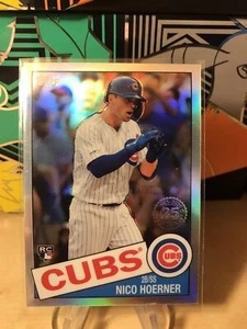 2020 Topps Chrome Nico Hoerner #85TC-12 Rookie Card RC 1985 35th Anniversary - Picture 1 of 2