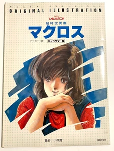 Portafolio de tarjetas de póster con impresión artística Macross This is Animation 1983 vintage Japón - Imagen 1 de 20