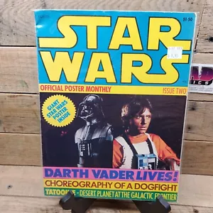Vintage 1977 Star Wars Official Poster Monthly Issue Two - Bild 1 von 3
