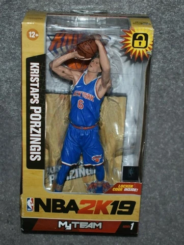 NEW YORK KNICKS KRISTAPS PORZINGIS #6 NBA 2019 SERIES 1 MY TEAM ACTION FIGURE Cover