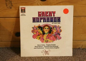 GREAT SOPRANOS OF OUR TIME (CALLAS, CRESPIN & MORE) EMI ANGEL *SEALED* LP RECORD - Picture 1 of 2