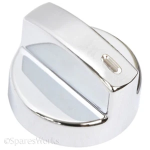 FLAVEL MILANO Genuine Oven Cooker Temperature Hob Switch Knob Silver x 1 - Picture 1 of 3