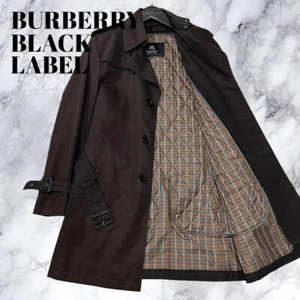 BURBERRY BLACK LABEL Men's trench coat brown Asian fit M US size M from JP - Picture 1 of 17